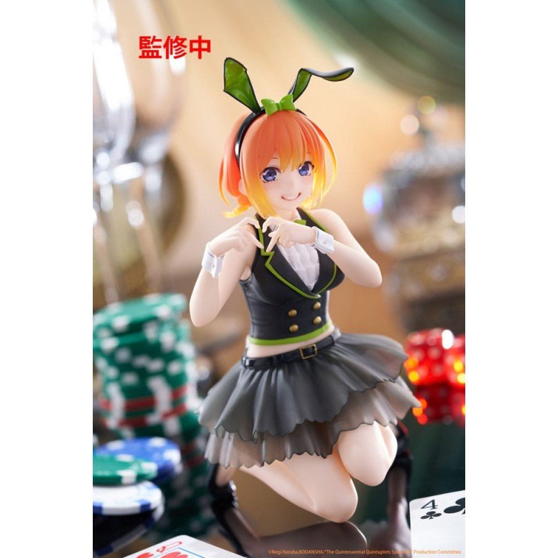 The Quintessential Quintuplets 3 PVC Statue Desktop Cute Figure Yotsuba Nakano (Bunny Ver.) 13 cm | 0840342403677