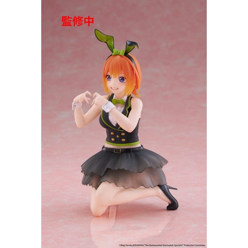 The Quintessential Quintuplets 3 PVC Statue Desktop Cute Figure Yotsuba Nakano (Bunny Ver.) 13 cm | 0840342403677