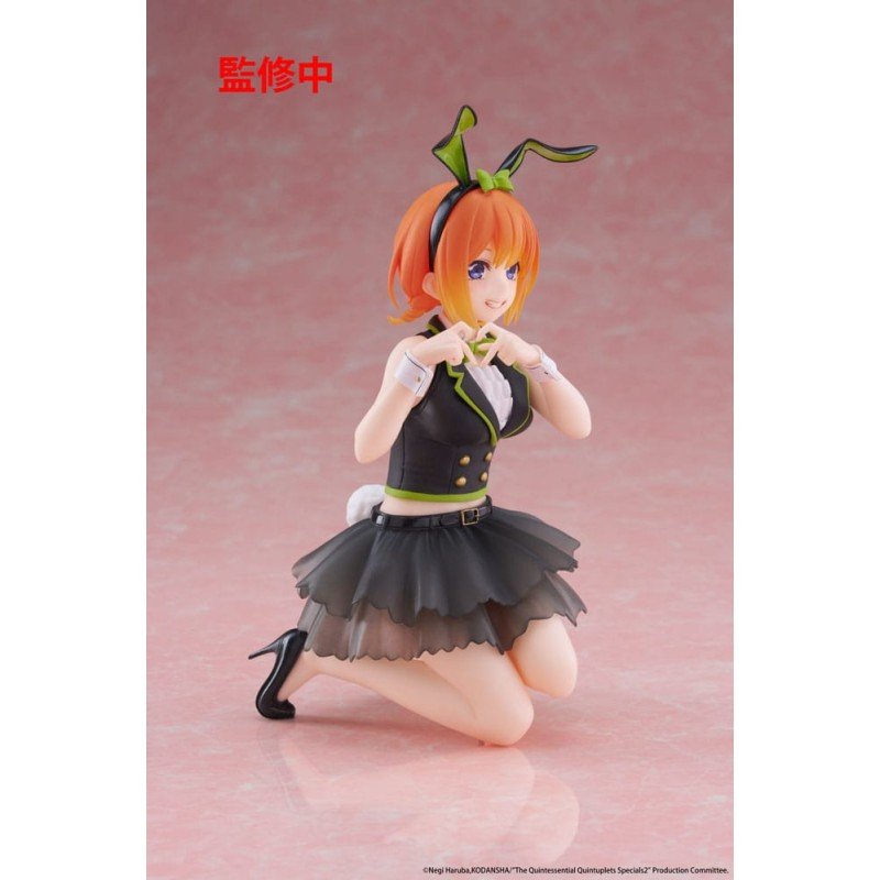 The Quintessential Quintuplets 3 PVC Statue Desktop Cute Figure Yotsuba Nakano (Bunny Ver.) 13 cm | 0840342403677