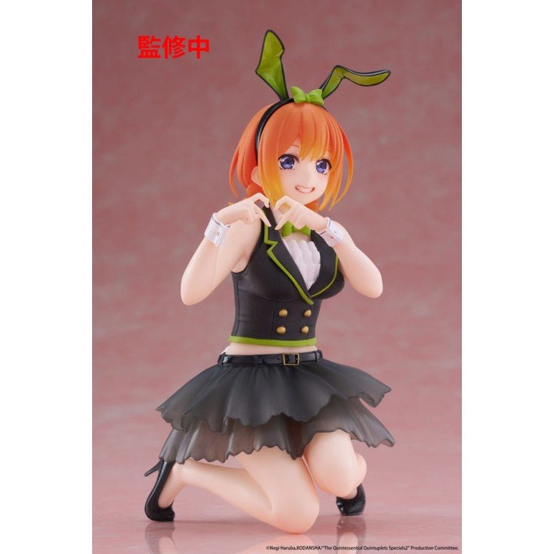 The Quintessential Quintuplets 3 statuette PVC Desktop Cute Figure Yotsuba Nakano (Bunny Ver.) 13 cm | 0840342403677
