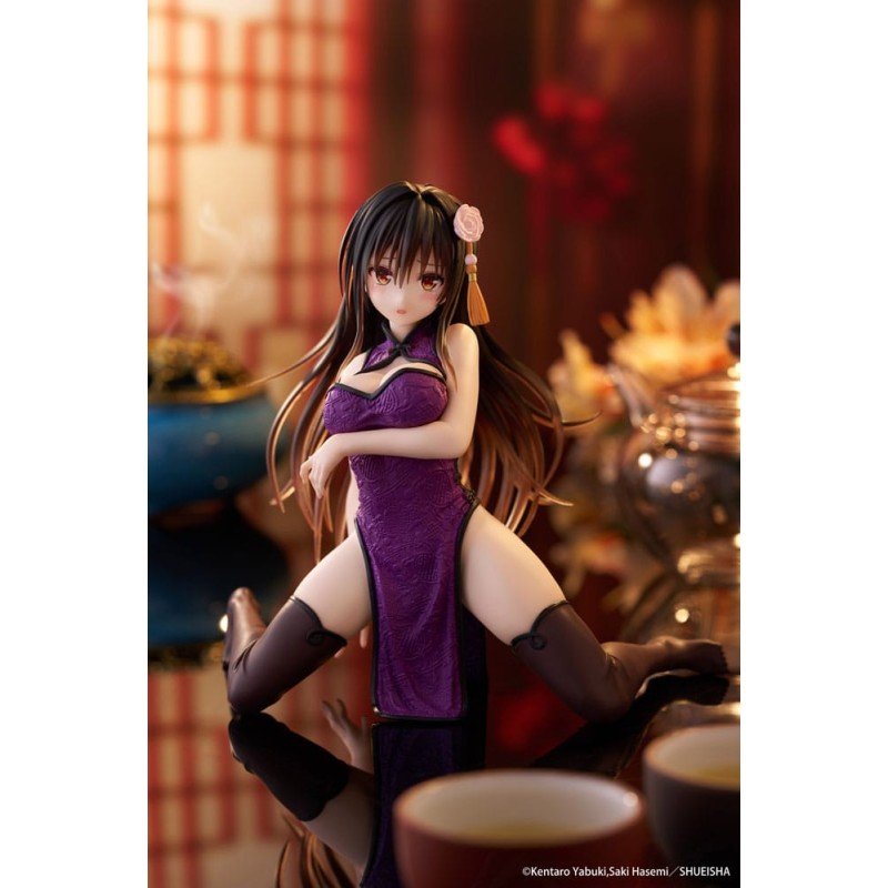 To Love Ru Darkness Desktop Cute PVC Statue Yui Kotegawa (Chinese Dress Ver.) 13 cm | 0840342403646
