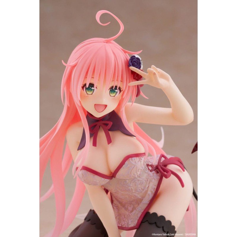 To Love-Ru Darkness PVC Statue Desktop Cute Figure Lala Chinese Dress Ver. 13 cm | 0840342403967