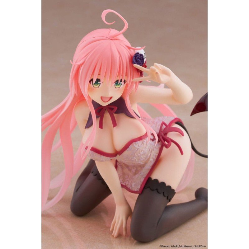 To Love-Ru Darkness PVC Statue Desktop Cute Figure Lala Chinese Dress Ver. 13 cm | 0840342403967