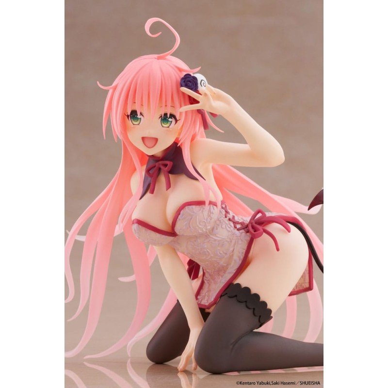 To Love-Ru Darkness PVC Statue Desktop Cute Figure Lala Chinese Dress Ver. 13 cm | 0840342403967
