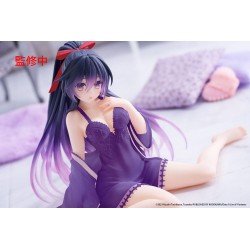 Date A Live V PVC Statue Desktop Cute Figure Tohka Yatogami Nightwear Ver. Renewal 13 cm | 0840342403950