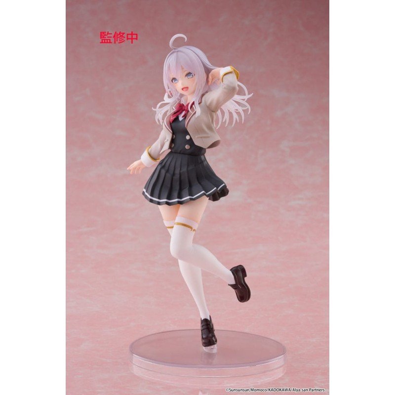 Alya Sometimes Hides Her Feelings in Russian Coreful PVC Statue Alya School Uniform Ver. 18 cm | 0840342403851