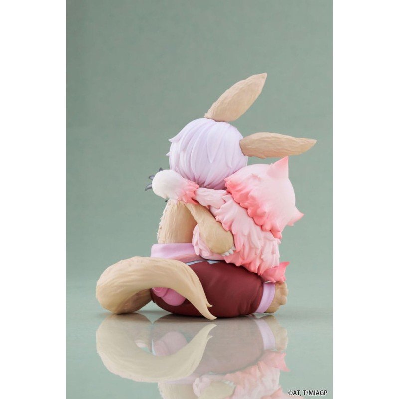 Made in Abyss: The Golden City of the Scorching Sun PVC Statue Desktop Cute Figure Nanachi & Mitty Reissue 13 cm | 0840342404179