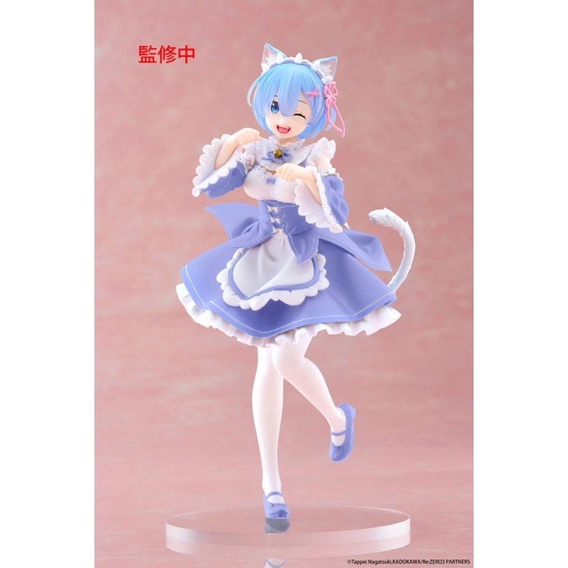 Re:Zero Starting Life in Another World Coreful PVC Statue Rem Cat Maid Ver. Renewal 18 cm | 0840342403899