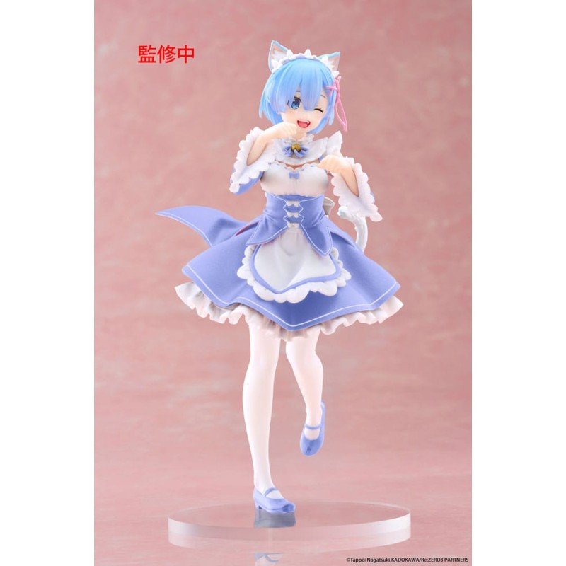 Re:Zero Starting Life in Another World Coreful PVC Statue Rem Cat Maid Ver. Renewal 18 cm | 0840342403899