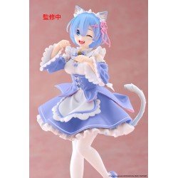 Re:Zero Starting Life in Another World Coreful PVC Statue Rem Cat Maid Ver. Renewal 18 cm | 0840342403899