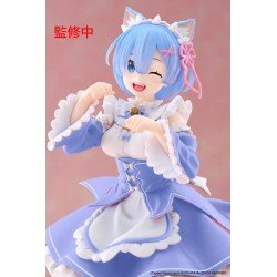 Re:Zero Starting Life in Another World Coreful PVC Statue Rem Cat Maid Ver. Renewal 18 cm | 0840342403899