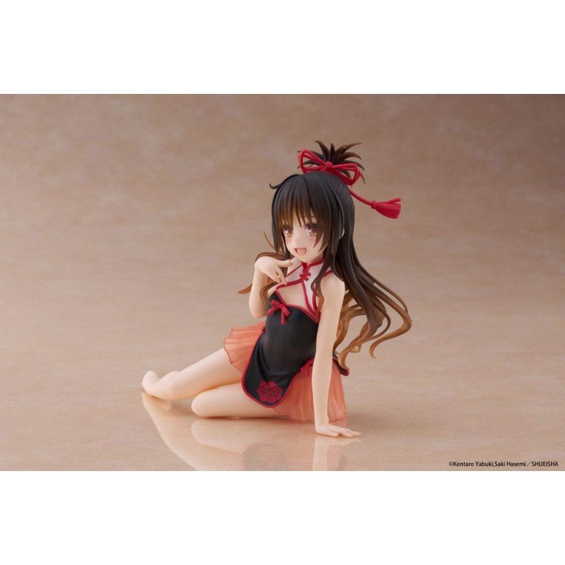 To Love-Ru Darkness PVC Statue Desktop Cute Figure Mikan Yuki Chinese Dress Ver. 13 cm | 0840342404186