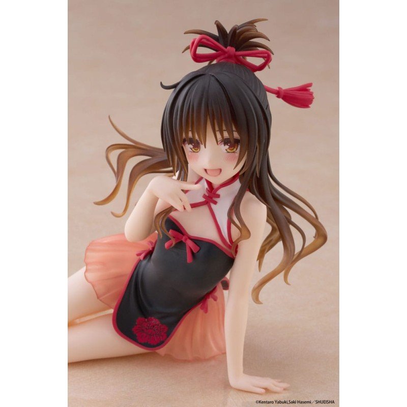 To Love-Ru Darkness PVC Statue Desktop Cute Figure Mikan Yuki Chinese Dress Ver. 13 cm | 0840342404186