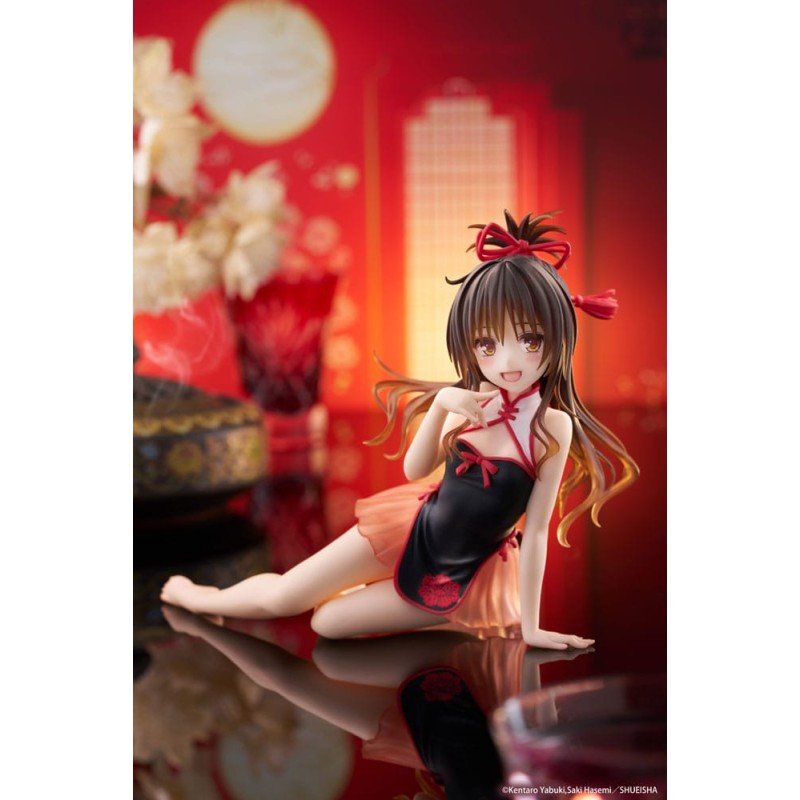 To Love-Ru Darkness PVC Statue Desktop Cute Figure Mikan Yuki Chinese Dress Ver. 13 cm | 0840342404186