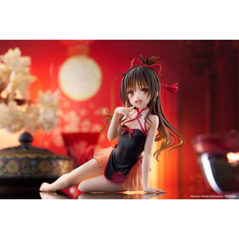 To Love-Ru Darkness PVC Statue Desktop Cute Figure Mikan Yuki Chinese Dress Ver. 13 cm | 0840342404186
