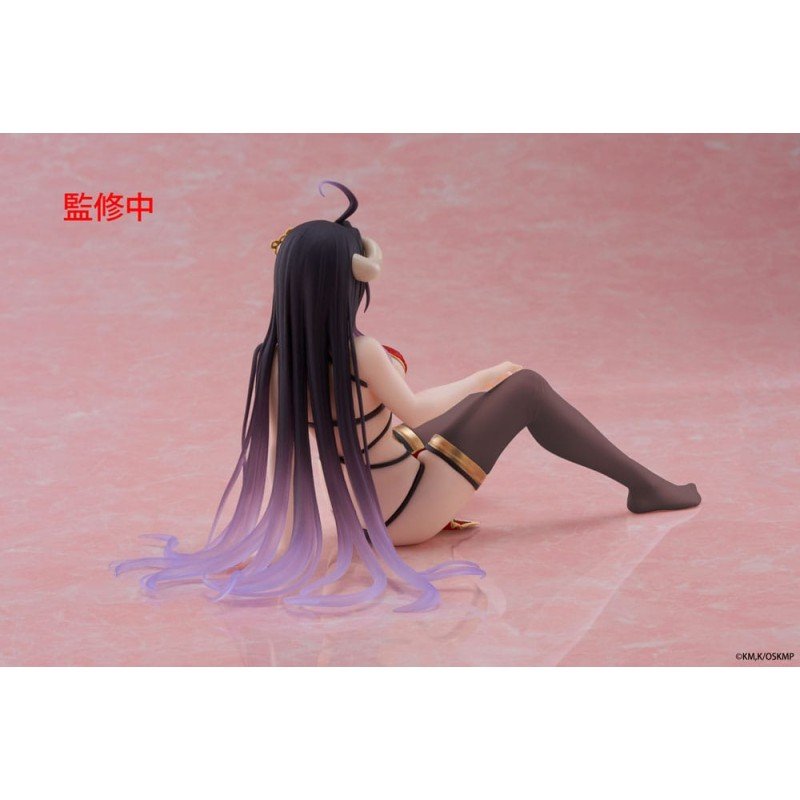 Overlord PVC Statue Desktop Cute Figure Albedo Chinese Dress Ver. Renewal 13 cm | 0840342404216