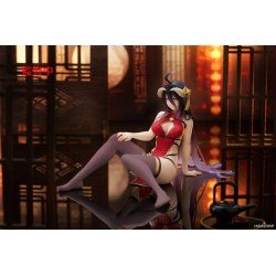 Overlord PVC Statue Desktop Cute Figure Albedo Chinese Dress Ver. Renewal 13 cm | 0840342404216