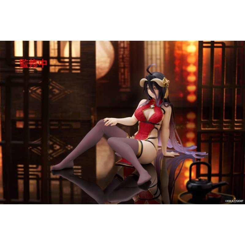 Overlord PVC Statue Desktop Cute Figure Albedo Chinese Dress Ver. Renewal 13 cm | 0840342404216