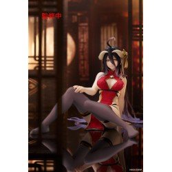 Overlord PVC Statue Desktop Cute Figure Albedo Chinese Dress Ver. Renewal 13 cm | 0840342404216