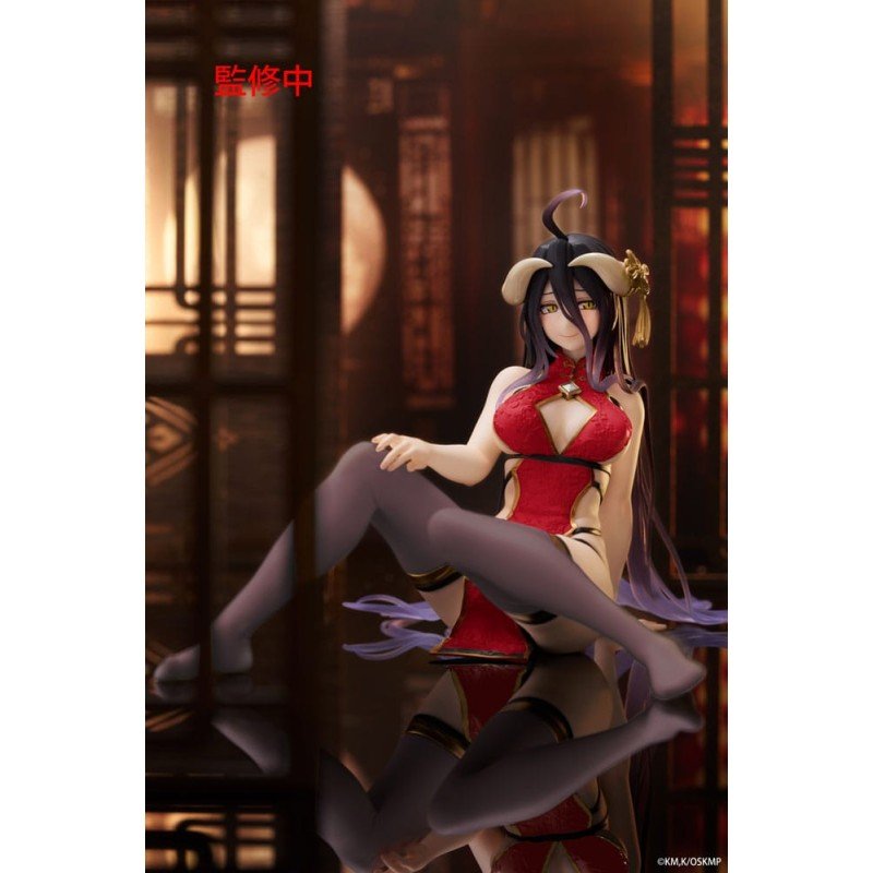 Overlord PVC Statue Desktop Cute Figure Albedo Chinese Dress Ver. Renewal 13 cm | 0840342404216