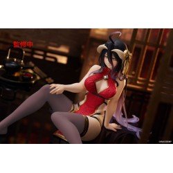Overlord PVC Statue Desktop Cute Figure Albedo Chinese Dress Ver. Renewal 13 cm | 0840342404216