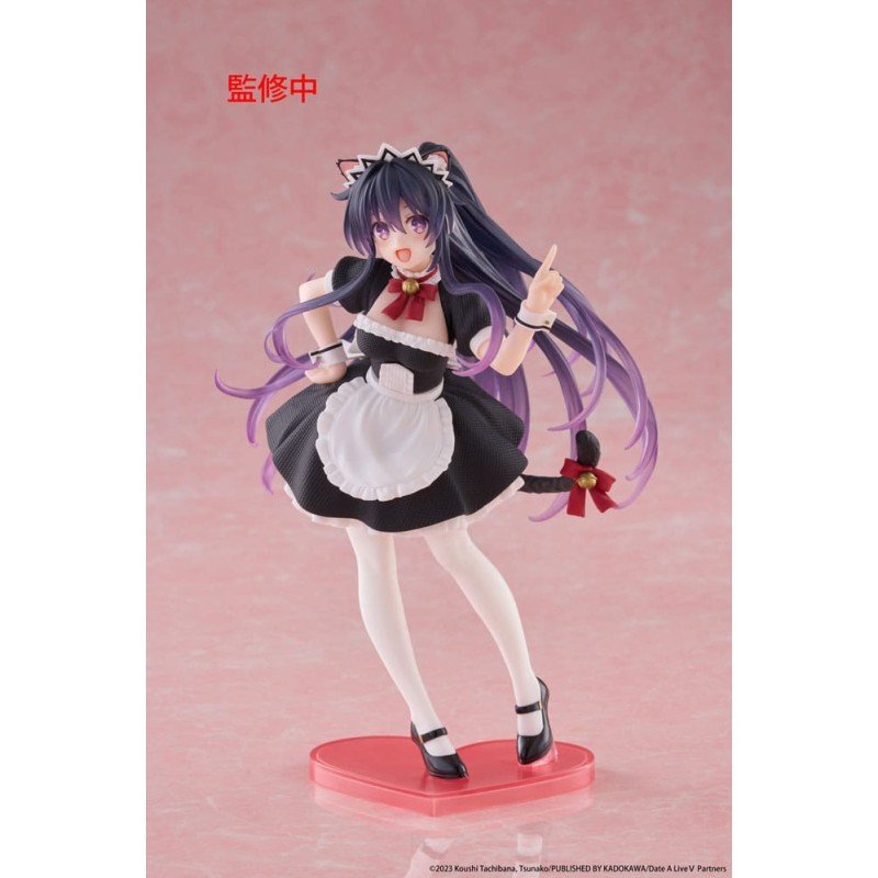 Date A Live V Coreful PVC Statue Tohka Yatogami Cat Ear Maid Ver. 18 cm | 0840342404223