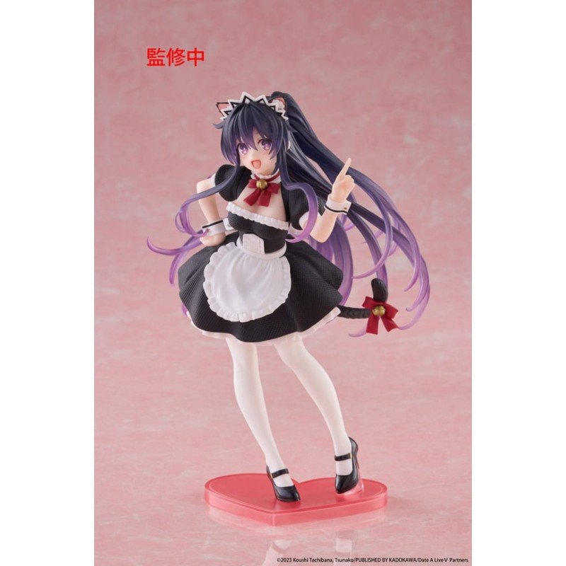 Date A Live V Coreful PVC Statue Tohka Yatogami Cat Ear Maid Ver. 18 cm | 0840342404223