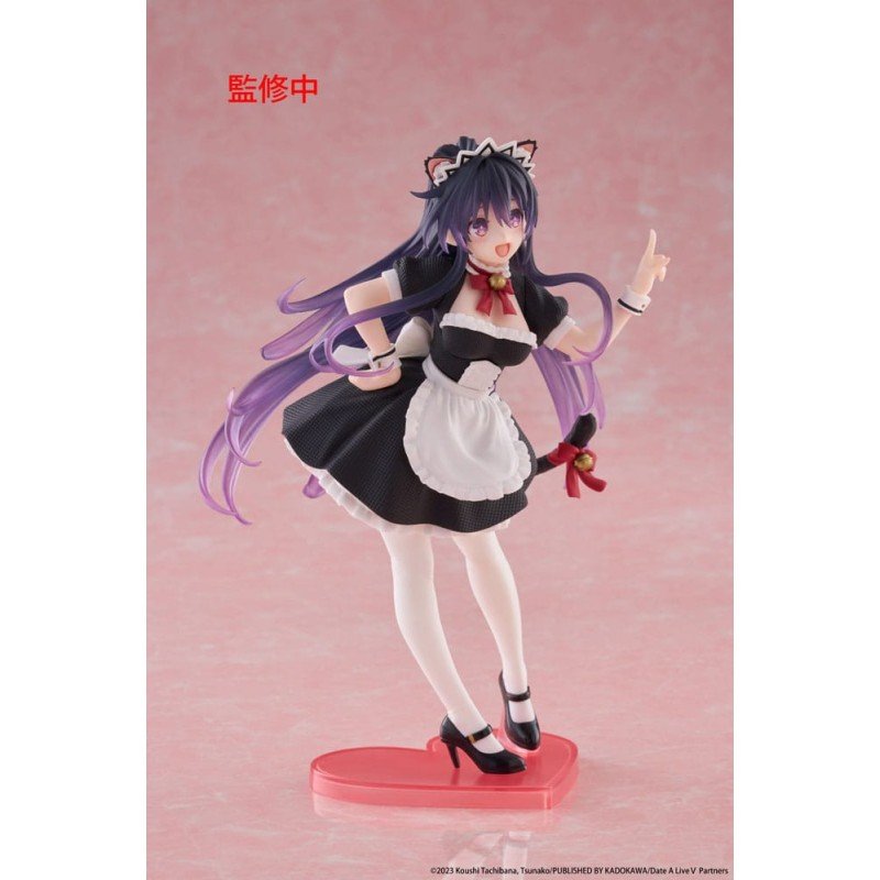 Date A Live V Coreful PVC Statue Tohka Yatogami Cat Ear Maid Ver. 18 cm | 0840342404223
