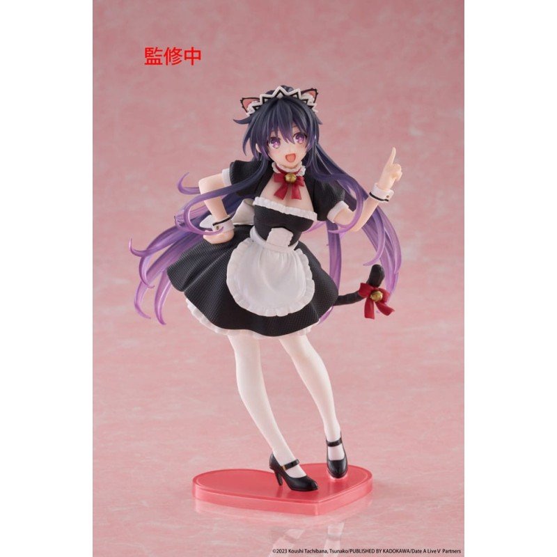 Date A Live V Coreful PVC Statue Tohka Yatogami Cat Ear Maid Ver. 18 cm | 0840342404223