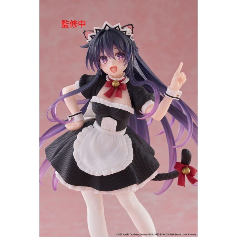 Date A Live V Coreful PVC Statue Tohka Yatogami Cat Ear Maid Ver. 18 cm | 0840342404223