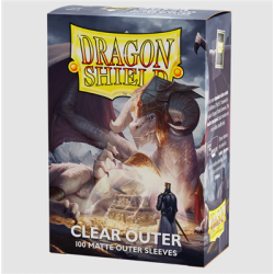 Dragon Shield Standaard Matte Buitenhoezen - Helder (100 Hoezen)