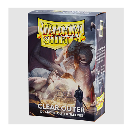Dragon Shield Standaard Matte Buitenhoezen - Helder (100 Hoezen)