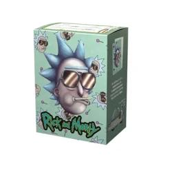 Dragon Shield - Rick and Morty License Standard Size Sleeves - Cool Rick (100 Sleeves)