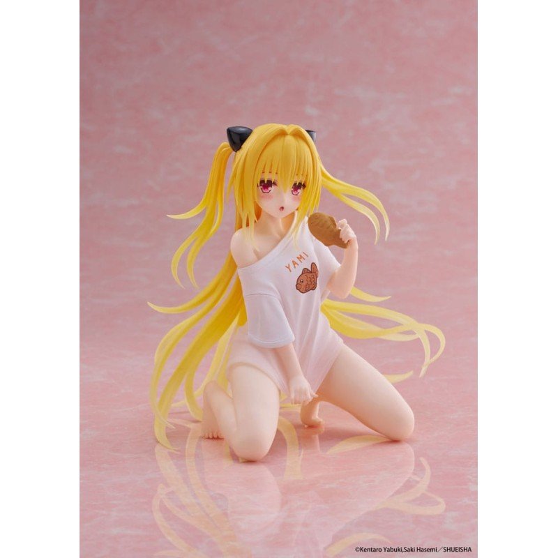 To Love-Ru Darkness PVC Statue Desktop Cute Figure Golden Darkness Roomwear Ver. 13 cm | 0840342404506