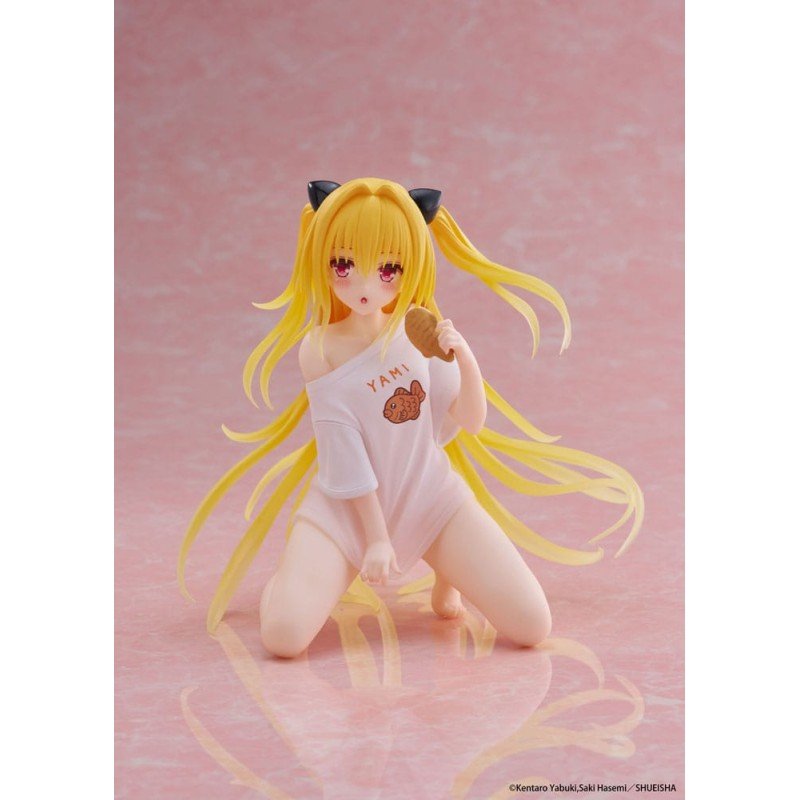 To Love-Ru Darkness PVC Statue Desktop Cute Figure Golden Darkness Roomwear Ver. 13 cm | 0840342404506