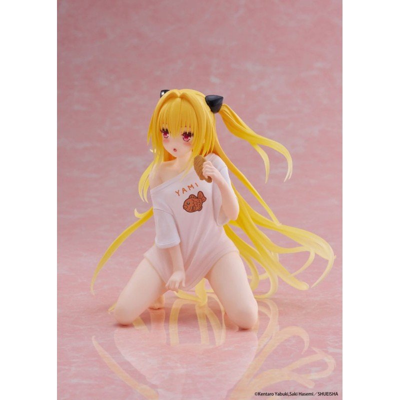 To Love-Ru Darkness PVC Statue Desktop Cute Figure Golden Darkness Roomwear Ver. 13 cm | 0840342404506
