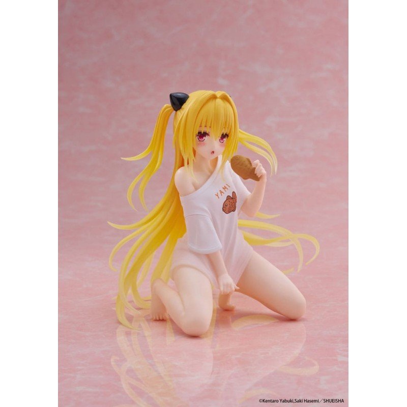To Love-Ru Darkness PVC Statue Desktop Cute Figure Golden Darkness Roomwear Ver. 13 cm | 0840342404506