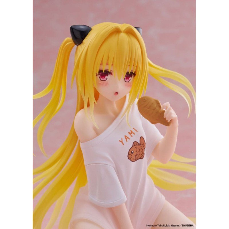 To Love-Ru Darkness PVC Statue Desktop Cute Figure Golden Darkness Roomwear Ver. 13 cm | 0840342404506