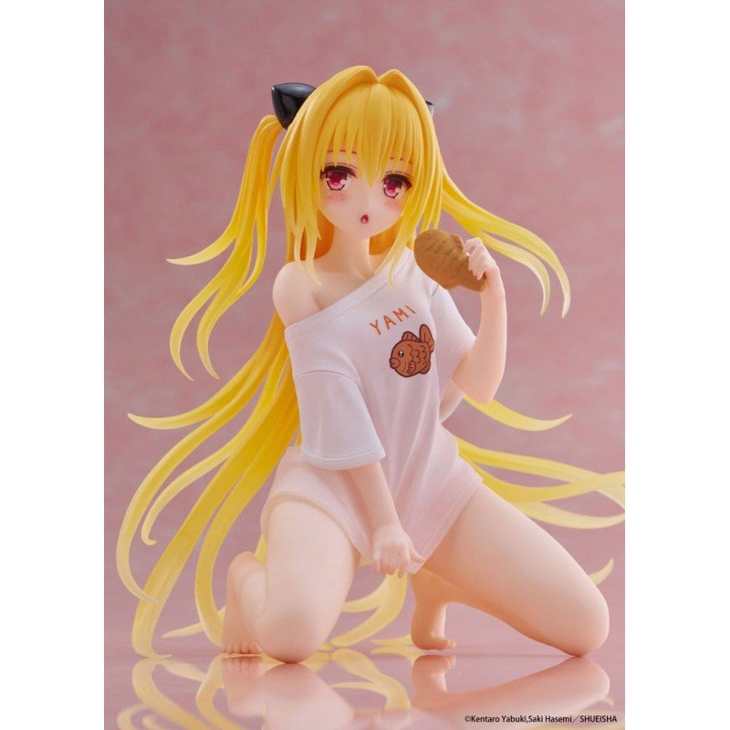 To Love-Ru Darkness PVC Statue Desktop Cute Figure Golden Darkness Roomwear Ver. 13 cm | 0840342404506