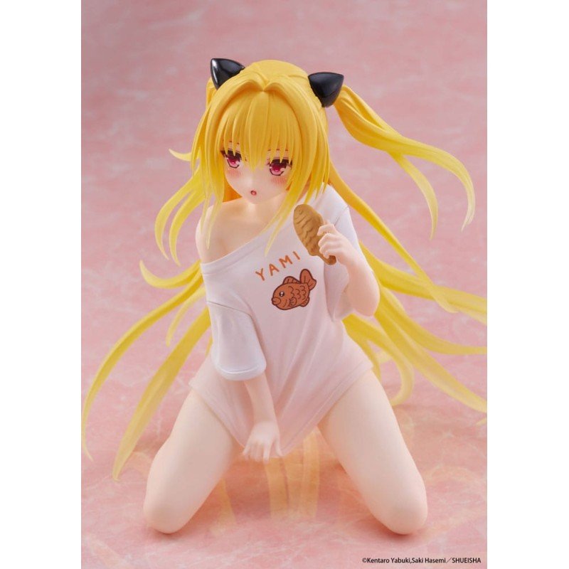 To Love-Ru Darkness PVC Statue Desktop Cute Figure Golden Darkness Roomwear Ver. 13 cm | 0840342404506