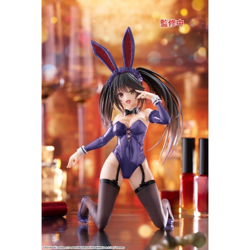 Date A Live V PVC Statue Desktop Cute Figure Kurumi Tokisaki Bunny Ver. Renewal 13 cm | 0840342404650