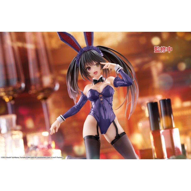 Date A Live V PVC Statue Desktop Cute Figure Kurumi Tokisaki Bunny Ver. Renewal 13 cm | 0840342404650