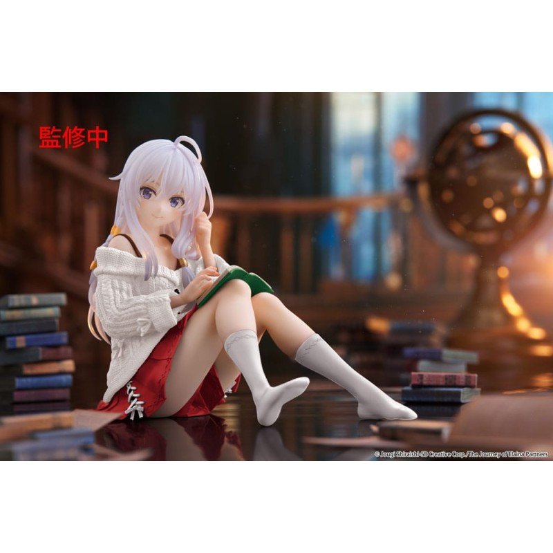 Wandering Witch: The Journey of Elaina PVC Statue Desktop Cute Figure Elaina Casual Clothes Ver. Renewal 13 cm | 0840342404667