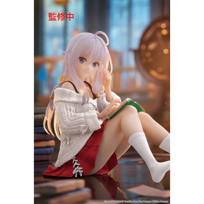 Wandering Witch: The Journey of Elaina PVC Statue Desktop Cute Figure Elaina Casual Clothes Ver. Renewal 13 cm | 0840342404667