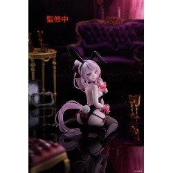 Overlord PVC Statue Desktop Cute Figure Shalltear Bunny Ver. 13 cm | 0840342404407