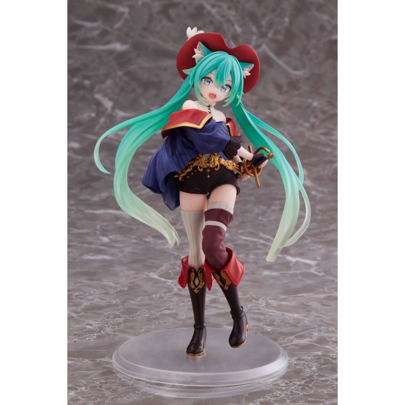 Hatsune Miku PVC Statue Hatsune Miku Wonderland Puss in Boots 18 cm | 0840342404803