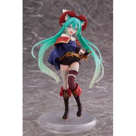 Hatsune Miku PVC Statue Hatsune Miku Wonderland Puss in Boots 18 cm | 0840342404803