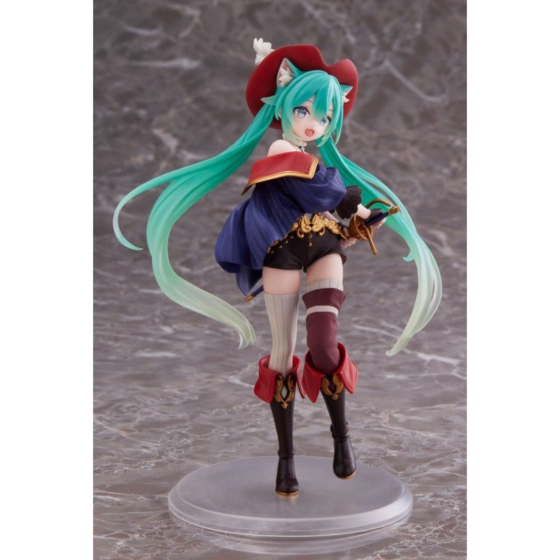 Hatsune Miku PVC Statue Hatsune Miku Wonderland Puss in Boots 18 cm | 0840342404803