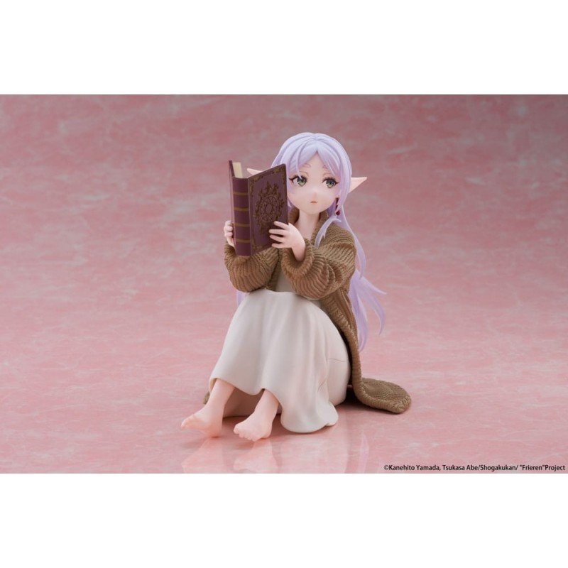 Frieren: Beyond Journey's End PVC Statue Desktop Cute Figure Frieren Roomwear Ver. 13 cm | 0840342404797