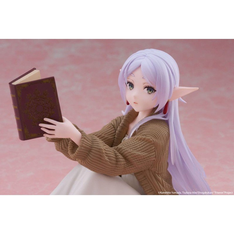 Frieren: Beyond Journey's End PVC Statue Desktop Cute Figure Frieren Roomwear Ver. 13 cm | 0840342404797